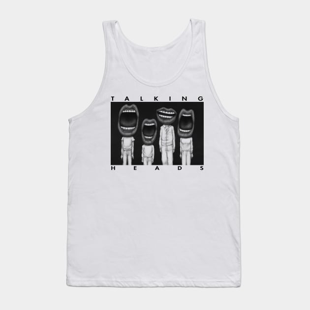 Talking Head -  Retro Tank Top by TheMarineBiologist